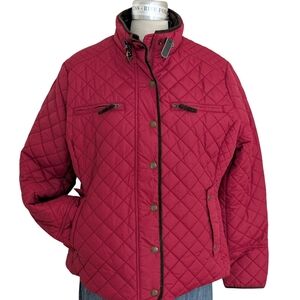 Boden Diamond Quilted Barn Jacket Size 18
